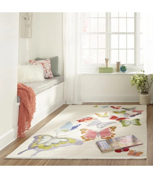 Momeni Lil Mo Whimsy Ivory LMJ32 2 ft. X 3 ft. Rect. Rug