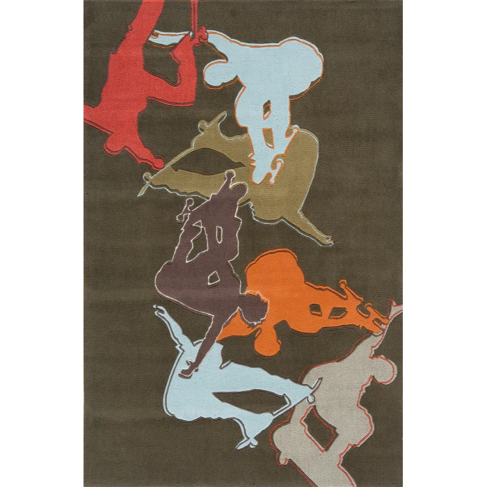 Momeni Lil Mo Hipster Area Rug LMT-3 Skater Concrete 8' X 10'