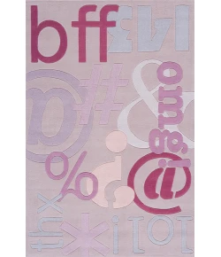 Momeni Lil Mo Hipster Lmt-4 Lilac Area Rug 8 ft. X 10 ft. Rectangle