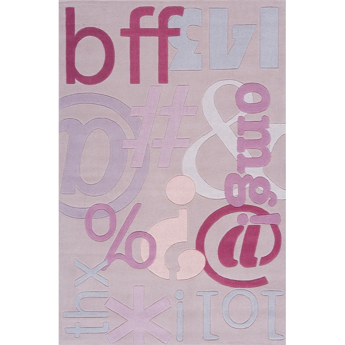 Momeni Lil Mo Hipster Area Rug LMT-4 Lilac 8' X 10'