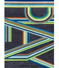 Momeni Lil Mo Hipster Area Rug LMT14 Play Blue 2' X 3'