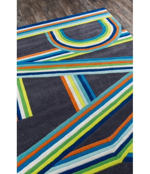 Momeni Lil Mo Hipster Area Rug LMT14 Play Blue 2' X 3'