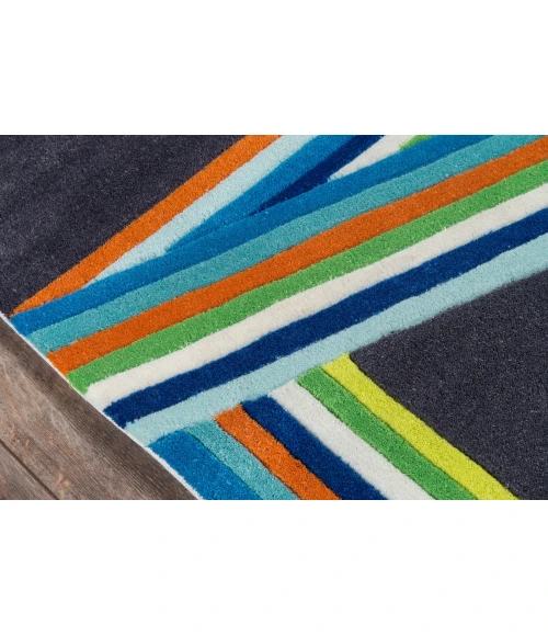 Momeni Lil Mo Hipster Area Rug LMT14 Play Blue 2' X 3'