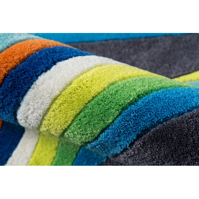Momeni Lil Mo Hipster Area Rug LMT14 Play Blue 2' X 3'