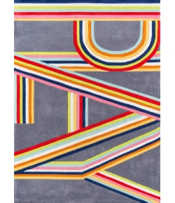 Momeni Lil Mo Hipster Pink LMT14 5 ft. X 5 ft. Round Rug