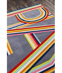 Momeni Lil Mo Hipster Pink LMT14 5 ft. X 5 ft. Round Rug