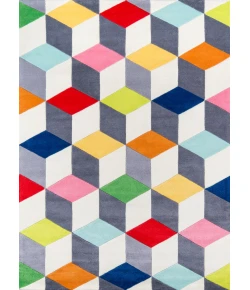 Momeni Lil Mo Hipster Multi LMT15 5 ft. X 5 ft. Round Rug