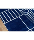 Momeni Lil Mo Hipster Area Rug LMT16 Blueprint Navy 5' X 5' Round