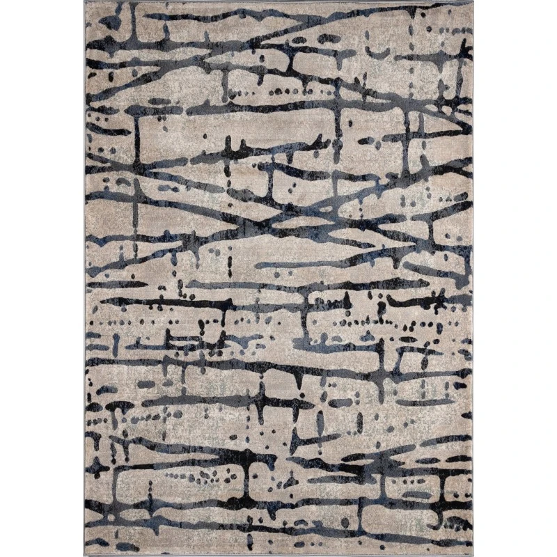 Momeni Logan Area Rug LGN-1 Grey 2'3 X 7'6 Runner