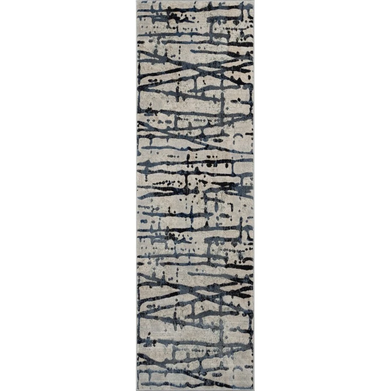 Momeni Logan Area Rug LGN-1 Grey 2'3 X 7'6 Runner