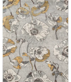 Momeni Luxe Lx-09 Grey Area Rug 3 ft. 11 in. X 5 ft. 7 in. Rectangle
