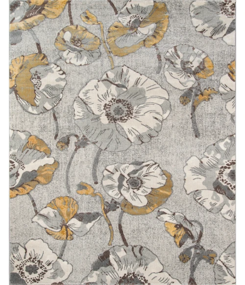 Momeni Luxe Area Rug LX-09 Grey 3'11 X 5'7