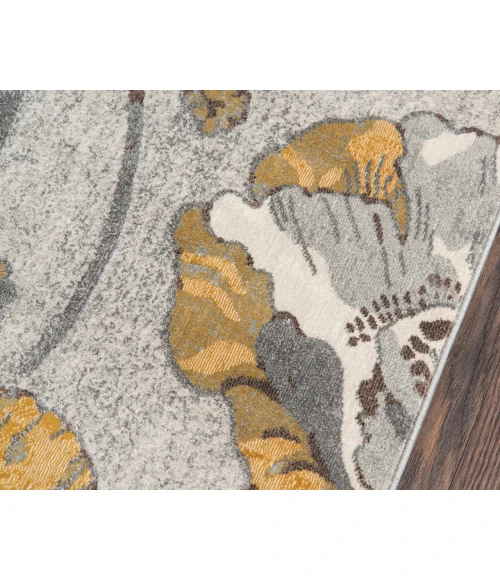 Momeni Luxe Area Rug LX-09 Grey 3'11 X 5'7