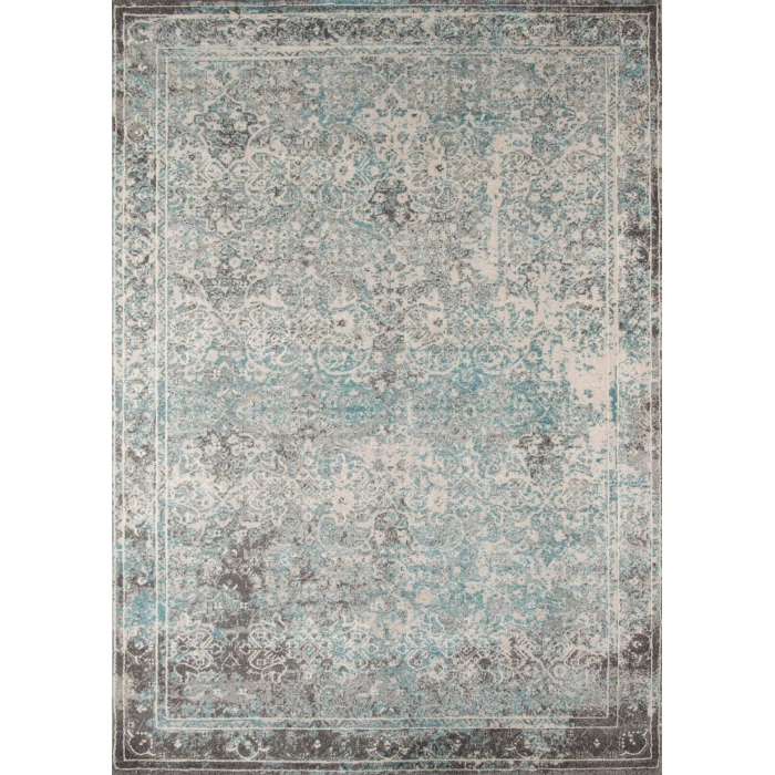 Momeni Luxe Blue LX-16 2ft. X 3ft. Rect. Rug