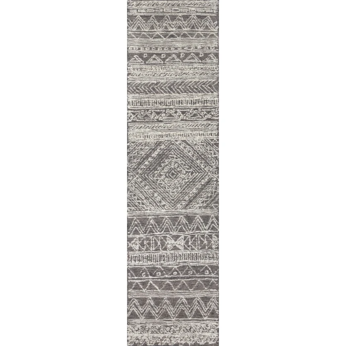 Momeni Mallorca Area Rug MRC-1 Grey 2' X 8' Runner