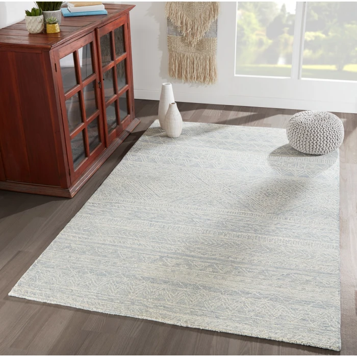 Momeni Mallorca Area Rug MRC-1 Light Blue 2' X 3'