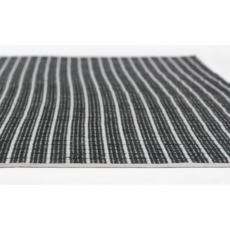 Momeni Malmo Area Rug MLO-2 Grid Black 9' X 12'