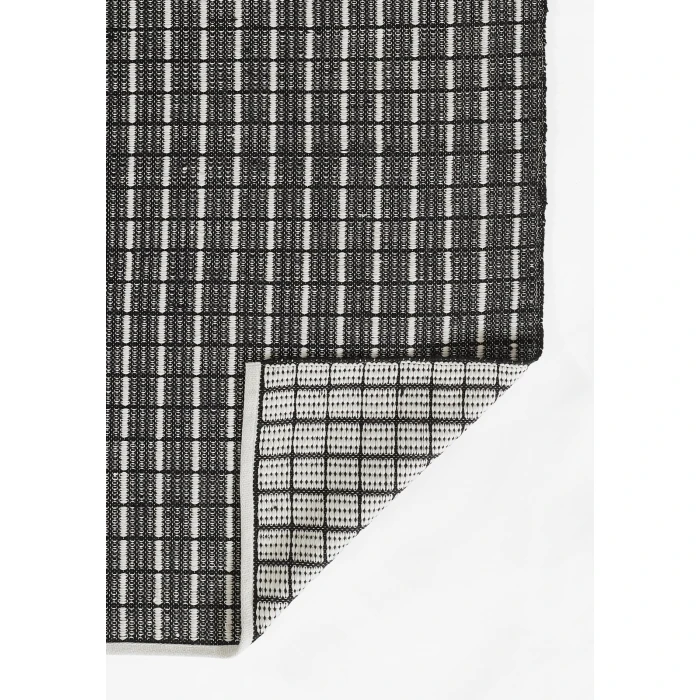 Momeni Malmo Area Rug MLO-2 Grid Black 9' X 12'