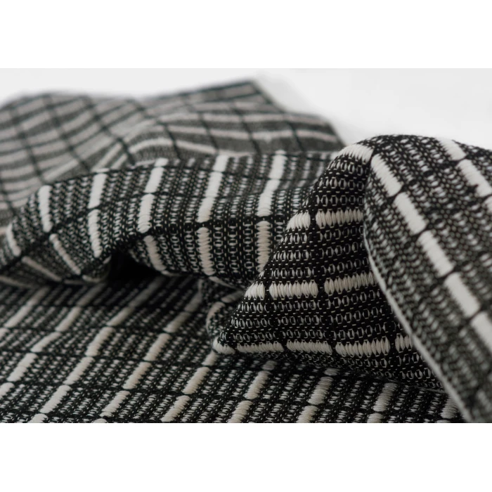 Momeni Malmo Area Rug MLO-2 Grid Black 9' X 12'