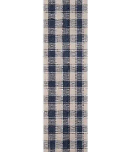 Momeni Marlborough Area Rug MLB-1 Charles Navy 3'6 X 5'6