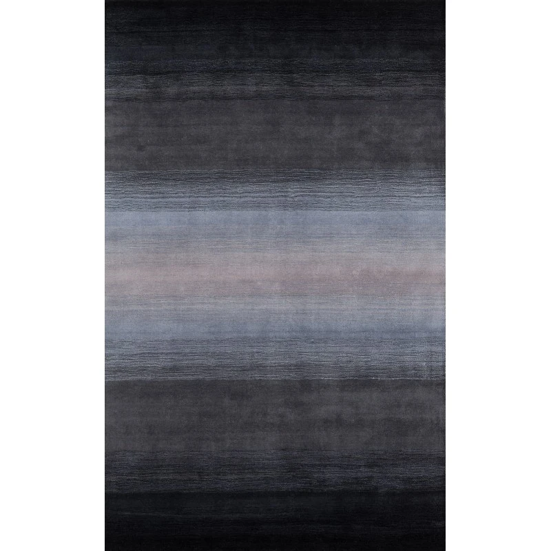 Momeni Metro Area Rug MT-12 Midnight Black 2'3 X 8' Runner