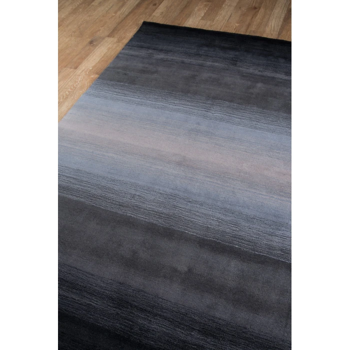 Momeni Metro Area Rug MT-12 Midnight Black 2'3 X 8' Runner