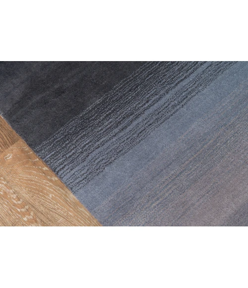 Momeni Metro Area Rug MT-12 Midnight Black 2'3 X 8' Runner
