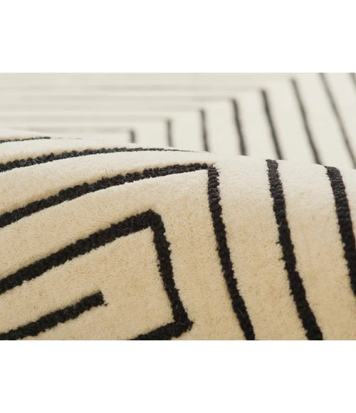 Momeni Simba SIM-3 White 3 ft. 6 in. X 5 ft. 6 in. Rectangle Rug