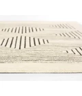 Momeni Simba SIM-3 White 3 ft. 6 in. X 5 ft. 6 in. Rectangle Rug