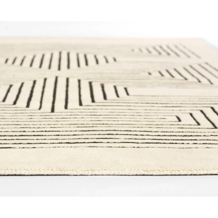 Momeni Simba SIM-3 White 5 ft. X 8 ft. Rectangle Rug