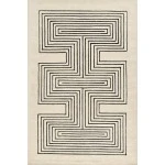 Momeni Simba SIM-3 White 9 ft. X 12 ft. Rectangle Rug