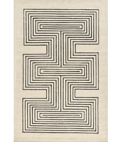 Momeni Simba SIM-3 White 3 ft. 6 in. X 5 ft. 6 in. Rectangle Rug