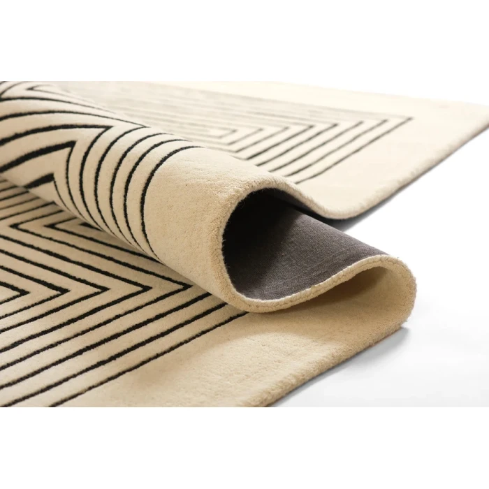 Momeni Simba SIM-3 White 5 ft. X 8 ft. Rectangle Rug