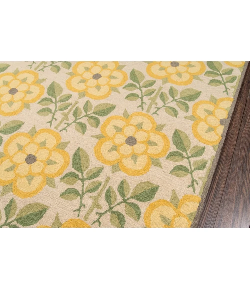 Momeni Newport Area Rug NP-07 Yellow 3'9 X 5'9