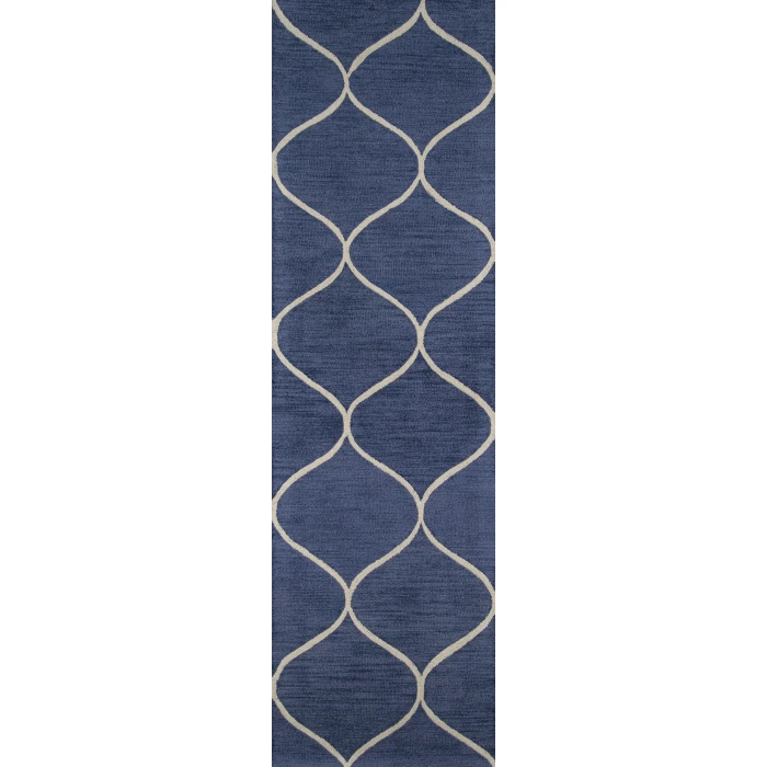 Momeni Newport Area Rug NP-10 Blue 2'3 X 8' Runner