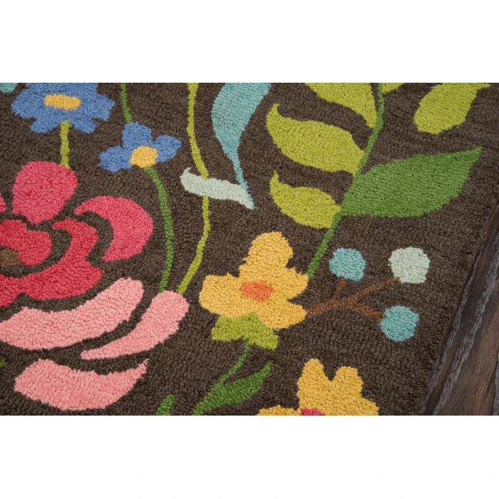 Momeni Newport Area Rug NP-15 Brown 5' X 8'