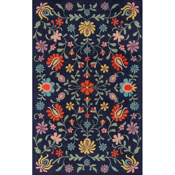 Momeni Newport Area Rug NP-20 Navy 5' X 8'