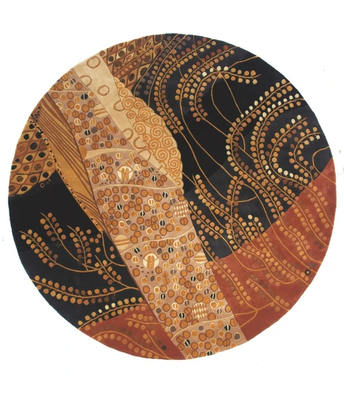 Momeni New Wave Area Rug NW-01 Black 8' X 11'