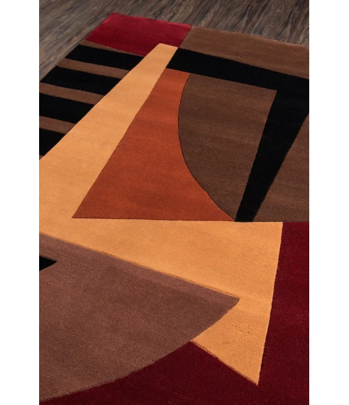 Momeni New Wave Area Rug NW-22 Pomegranate 2'6 X 8' Runner