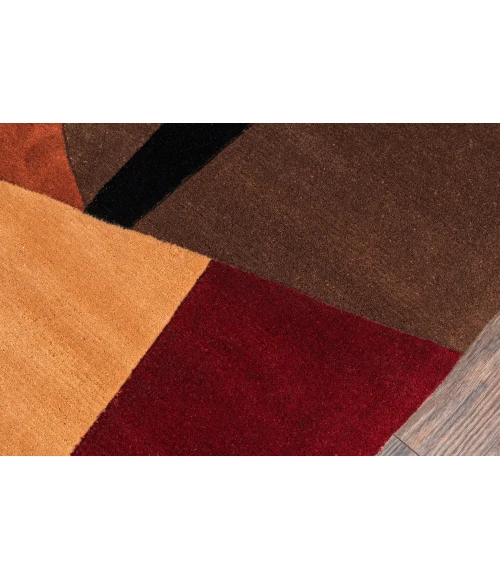 Momeni New Wave Area Rug NW-22 Pomegranate 2'6 X 8' Runner