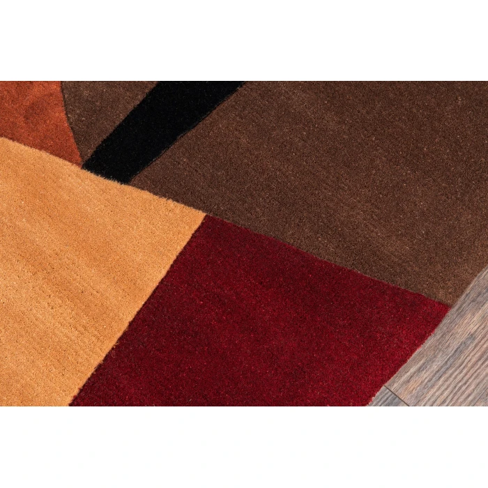 Momeni New Wave Area Rug NW-22 Pomegranate 5'3 X 8'