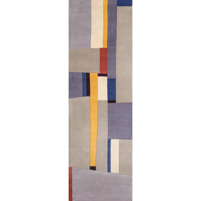 Momeni New Wave Area Rug NW-23 Grey 5'9 X 5'9 Round