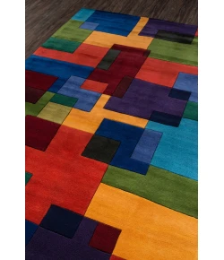 Momeni New Wave Nw-49 Multi Area Rug 5 ft. 9 in. X 5 ft. 9 in. Round