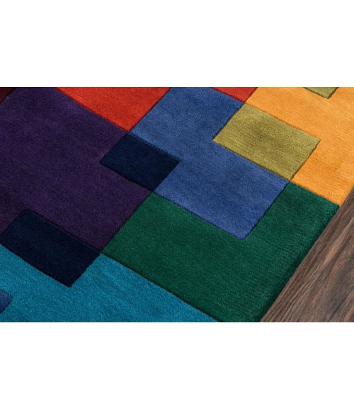 Momeni New Wave Area Rug NW-49 Multi 5'9 X 5'9 Round