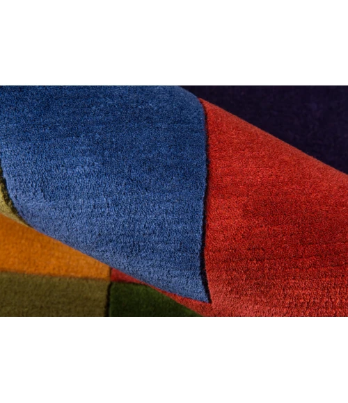 Momeni New Wave Area Rug NW-49 Multi 5'9 X 5'9 Round