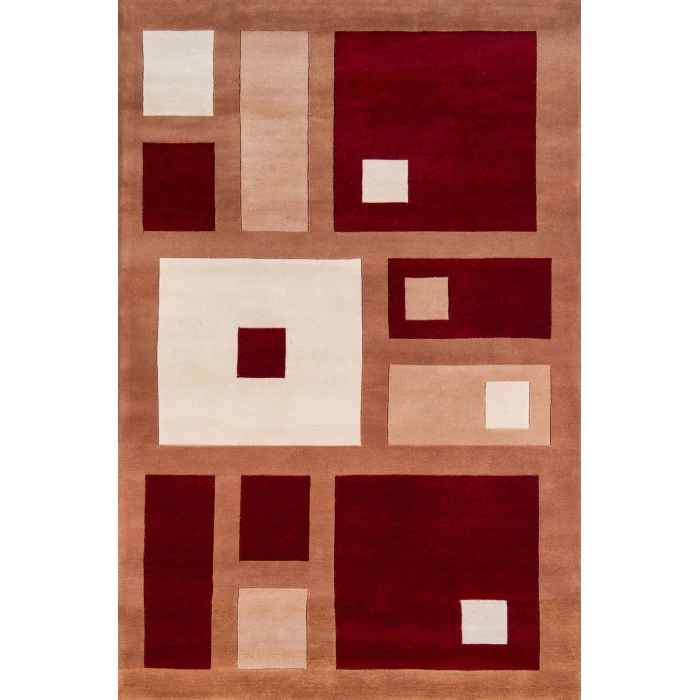 Momeni New Wave Area Rug NW-50 Red 2' X 3'