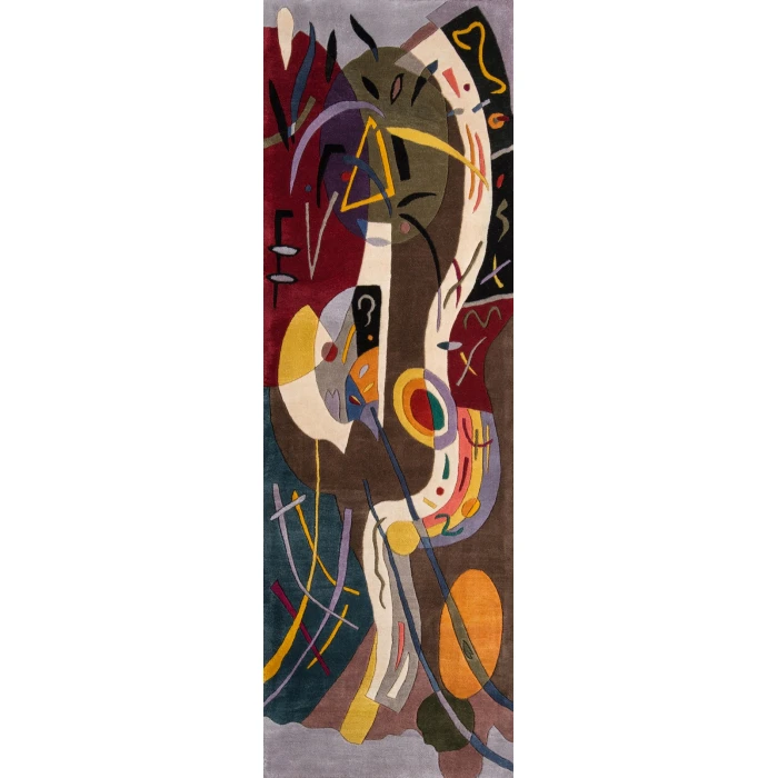 Momeni New Wave Area Rug NW-61 Multi 5'9 X 5'9 Round
