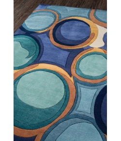 Momeni New Wave Nw133 Blue Area Rug 2 ft. 6 in. X 8 ft. Runner