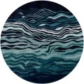 New Wave NW144 NEWWANW144NVY790R Area Rug
