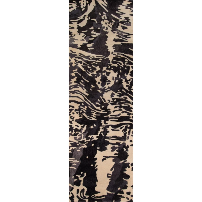 Momeni New Wave Area Rug NW145 Charcoal 3'6 X 5'6